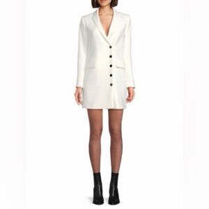 NWT MSRP $575 THE KOOPLES White Blazer Dress SZ fr2/US6